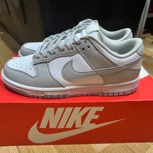 Nike Dunk Low Retro Sneaker (Ash/White)